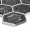 Msi Hexagono Nero 13.25 In. X 11.5 In. X 10Mm Polished Marble Mesh-Mounted Mosaic Tile, 10PK ZOR-MD-0230 - alternate 4